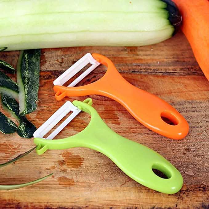 4-Pack: Original Vegetable Fruit Peeler with Stainless Steel Blade