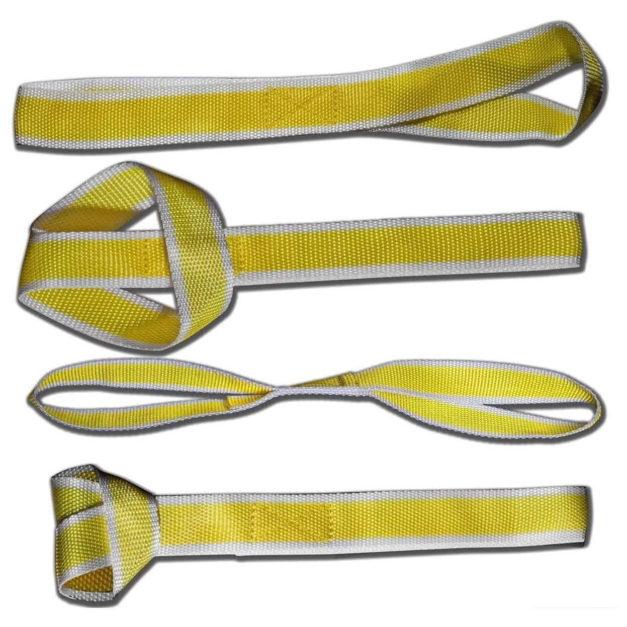 4-Pack: OxGord LTDS-YW American Eagle Soft Loop Tie-Down Straps