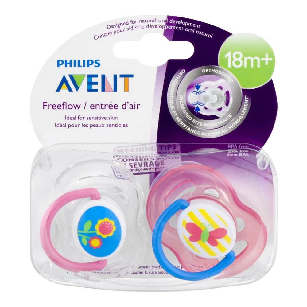 4-Pack: Philips Avent Freeflow Pacifier