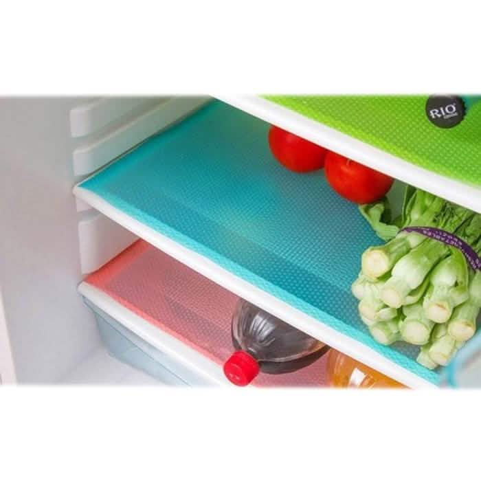 4-Pack: Refrigerator Mats