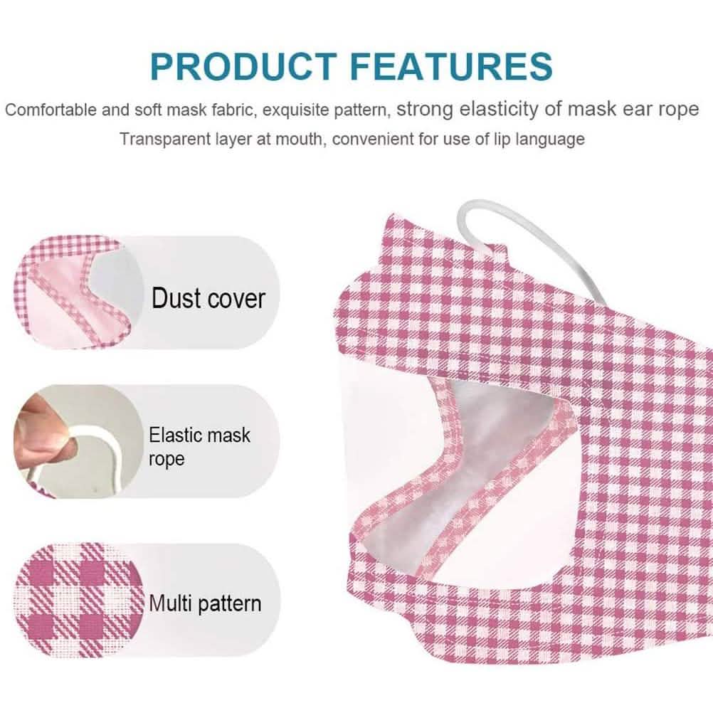 4-Pack: Reusable Anti Dust Unisex Smile Mouth Face Mask