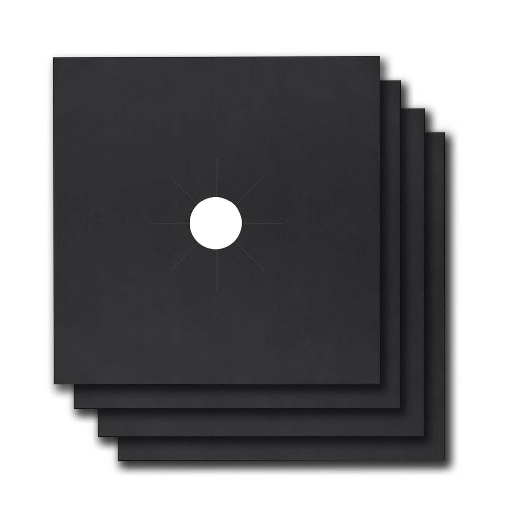4-Pack: Reusable Nonstick Overtop Burner Protector Liner