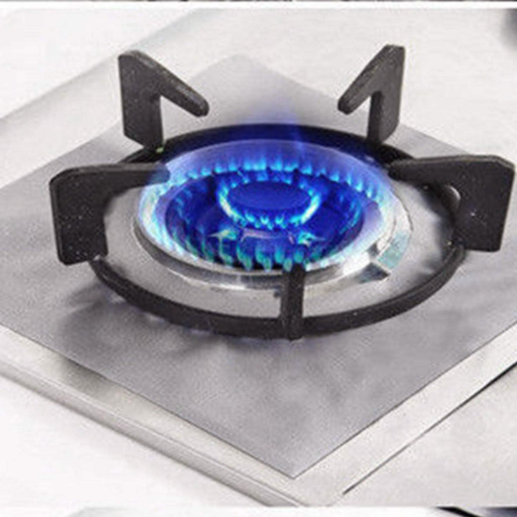 4-Pack: Reusable Nonstick Overtop Burner Protector Liner