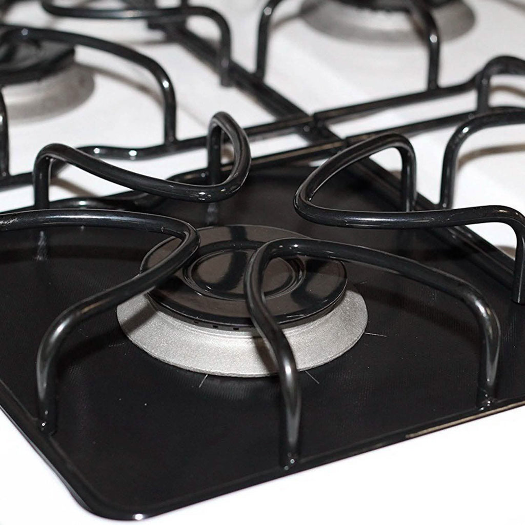 4-Pack: Reusable Nonstick Overtop Burner Protector Liner