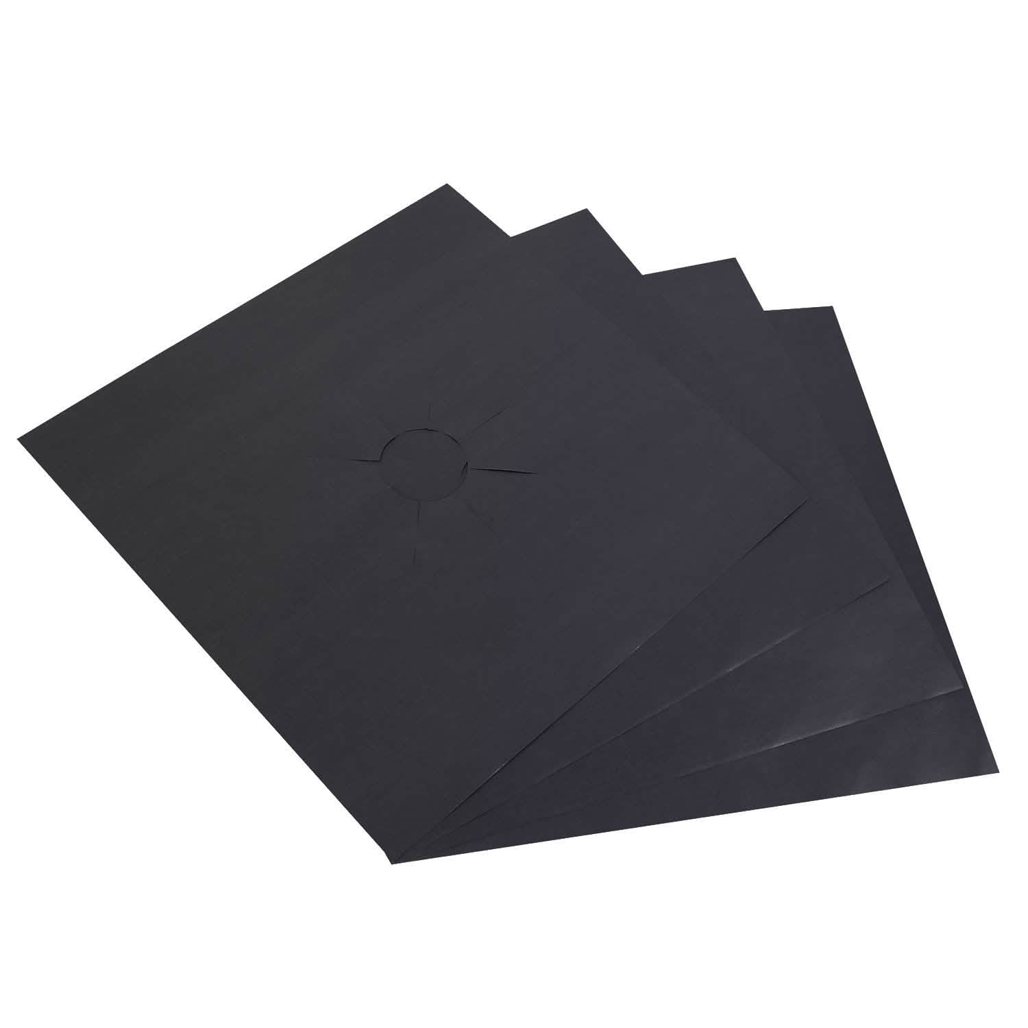 4-Pack: Reusable Nonstick Overtop Burner Protector Liner