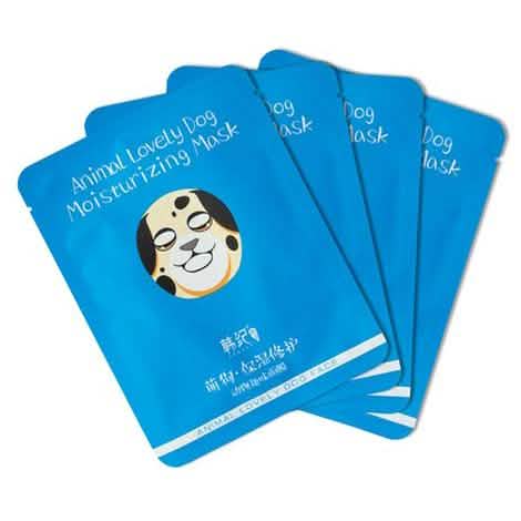 4-Pack: Secret Skin Animal Face Sheet Masks