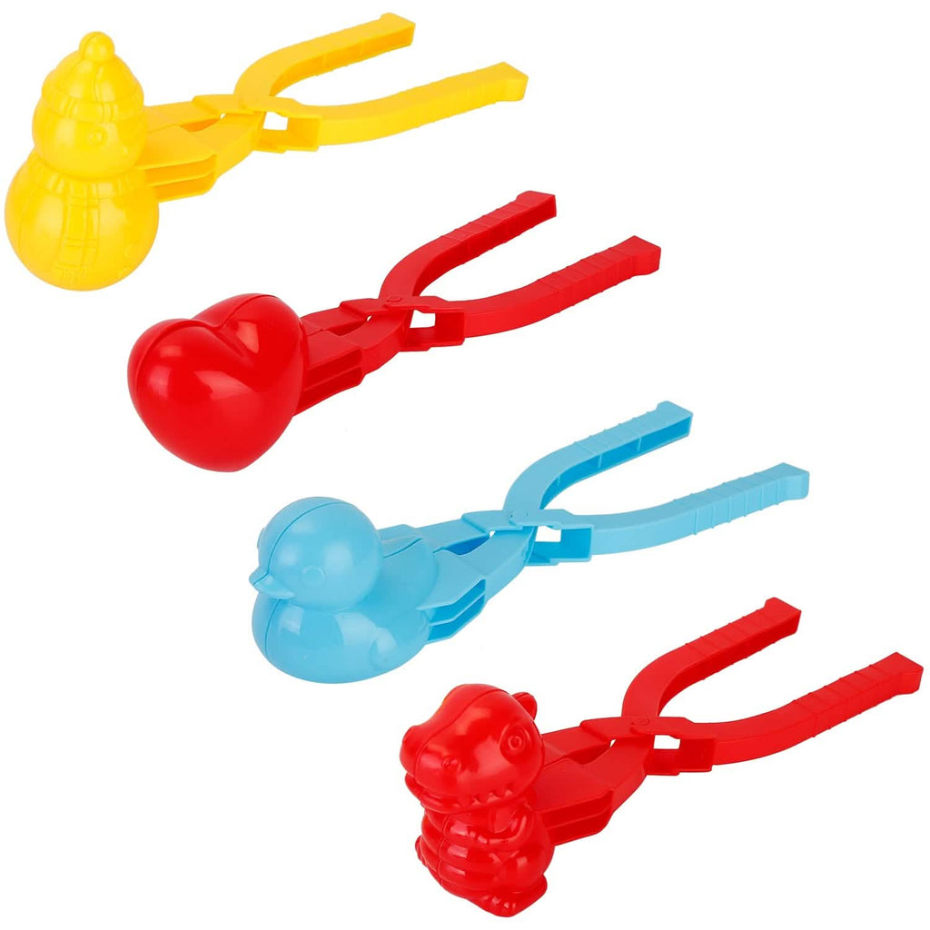 4-Pack: Snowball Makers Set Clip Snow Molds