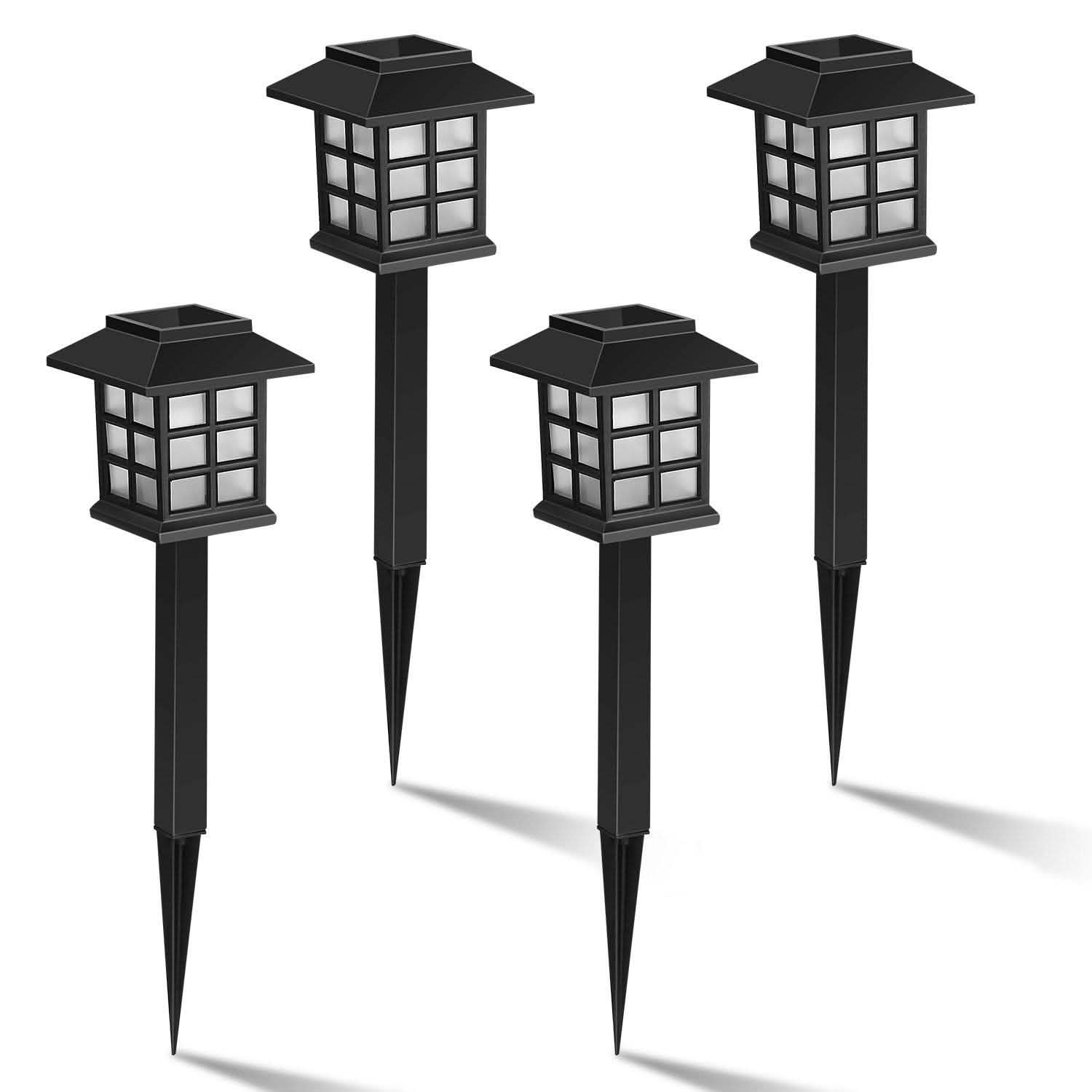 4-Pack: Solar Pathway Lights