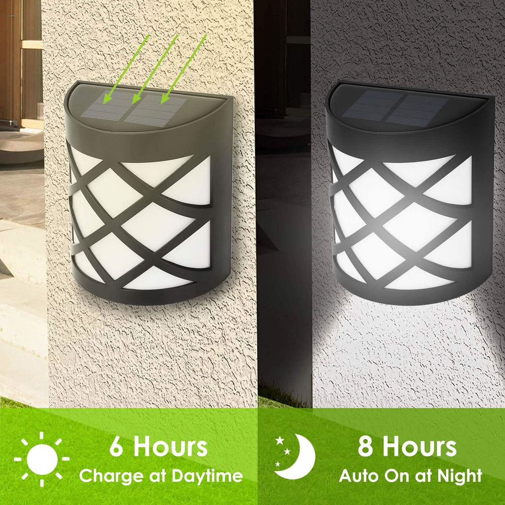 4-Pack: Solar Power LED Fence Light