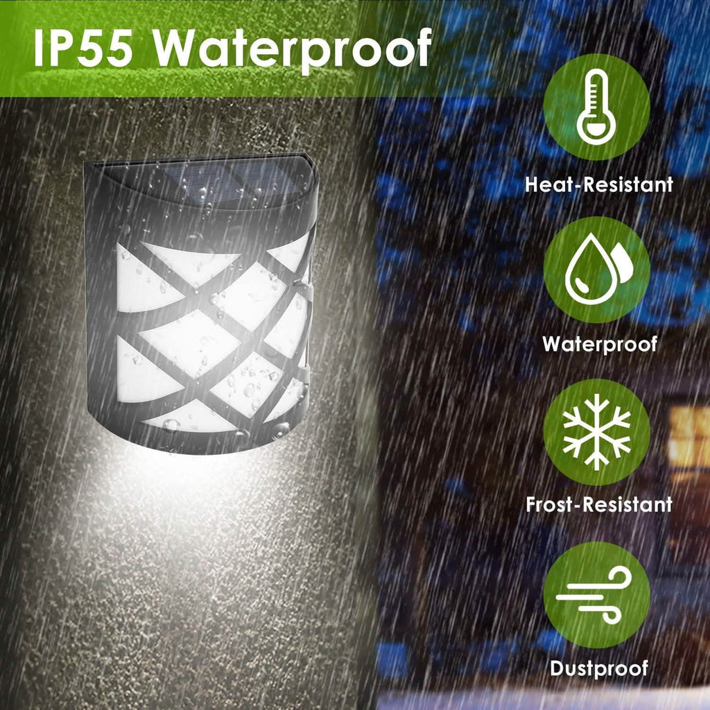 4-Pack: Solar Power LED Fence Light