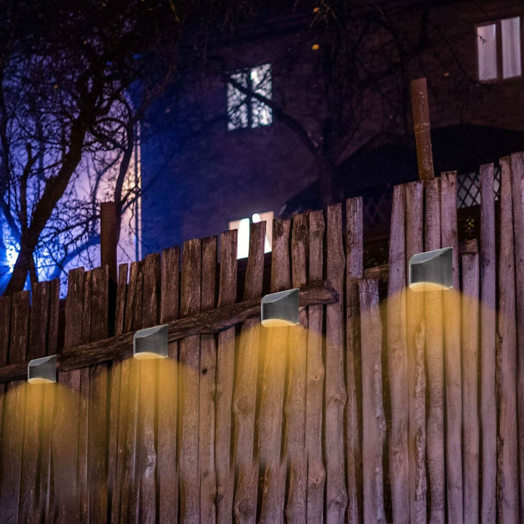 4-Pack: Solar Powered Deck Lights