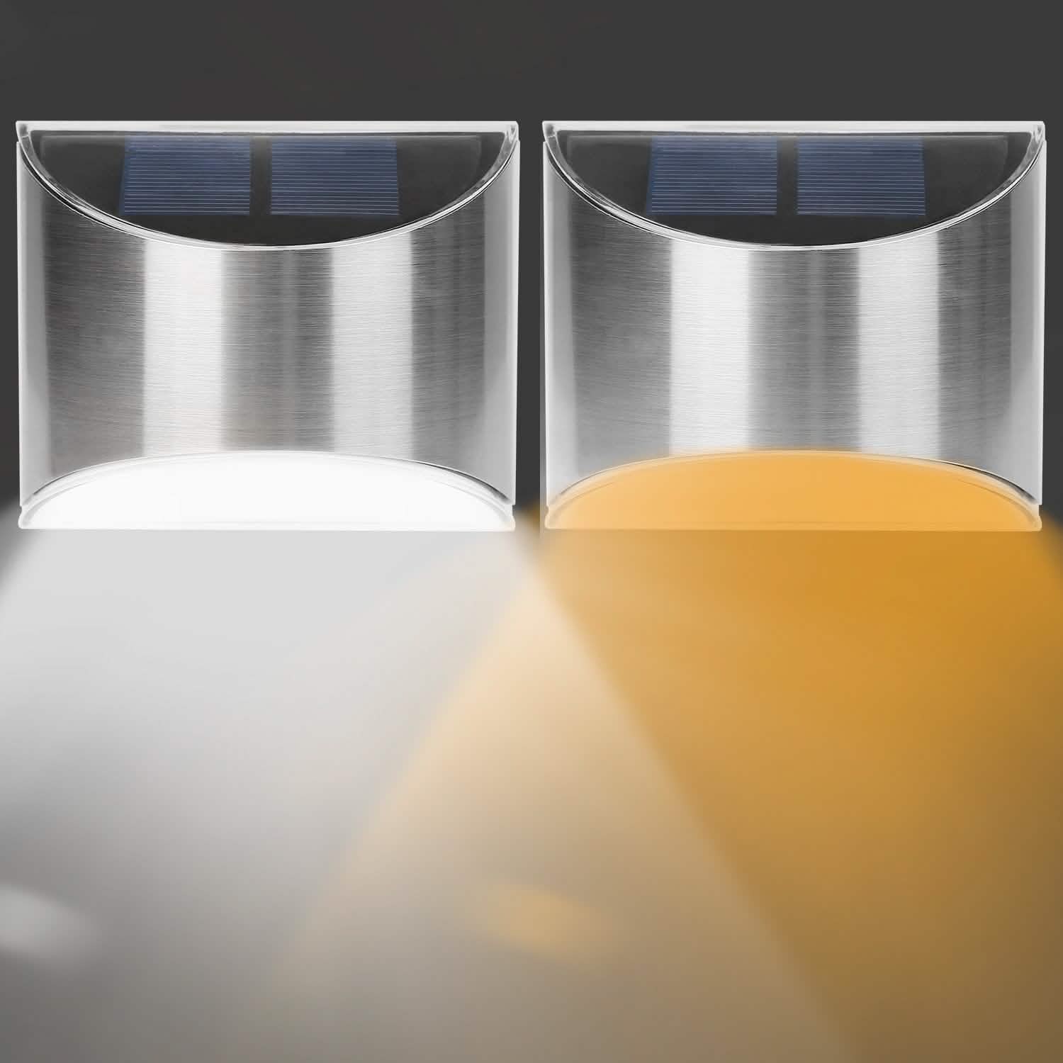 4-Pack: Solar Powered Deck Lights