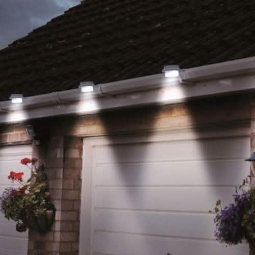 4-Pack: Solar-powered LED Outdoor Lights