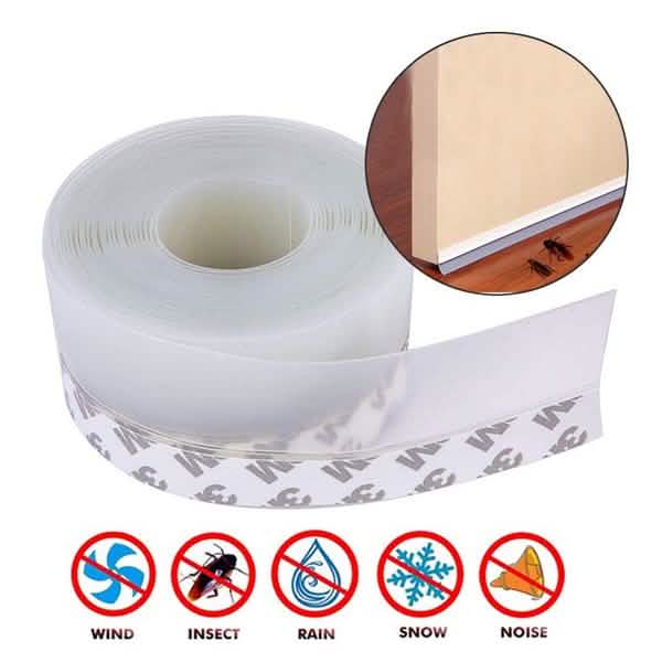 4-Pack: Soundproof and Dustproof Sealing Strip