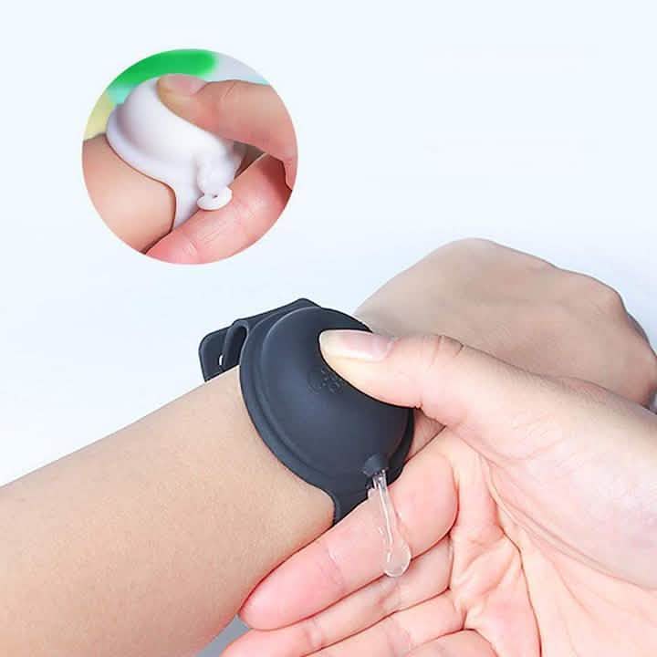 4-Pack: Travel Silicone Hand Sanitizer Bracelet