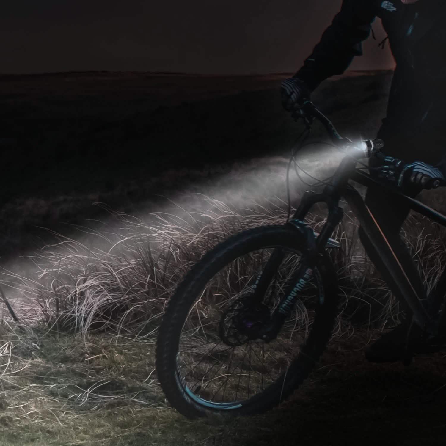 4-Pack: Universal Front Rear Bike Light Set