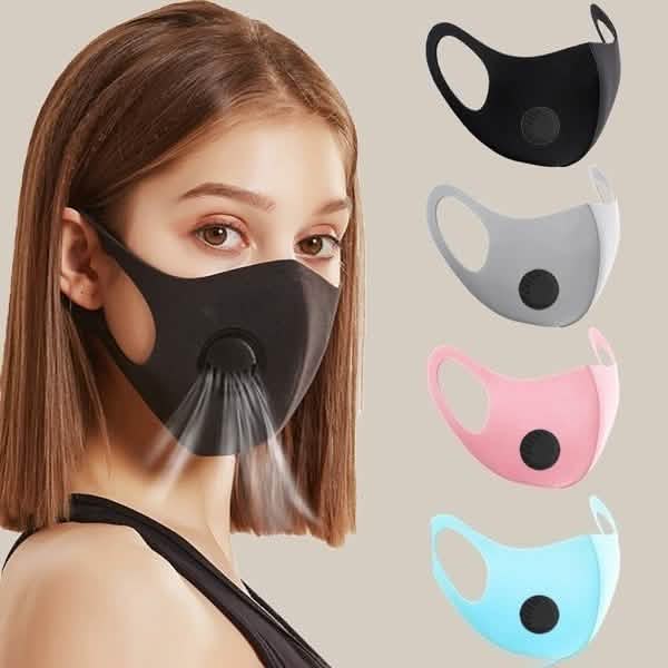 4-Pack: Face Mask with Valve