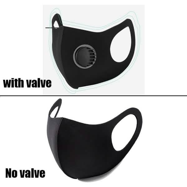 4-Pack: Face Mask with Valve