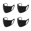 4-Pack: Washable & Reusable 2-Ply Cotton Fabric Reversible Face Mask