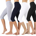 4-Pack: Women's Everyday Capri Leggings