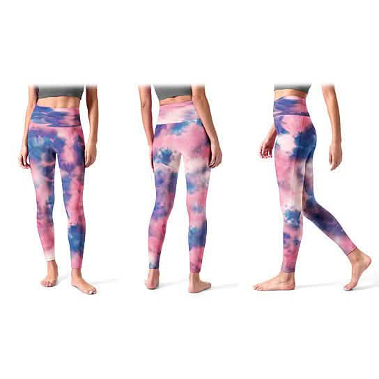 4-Pack: Women's High Waisted Ultra Soft Tie Dye Leggings
