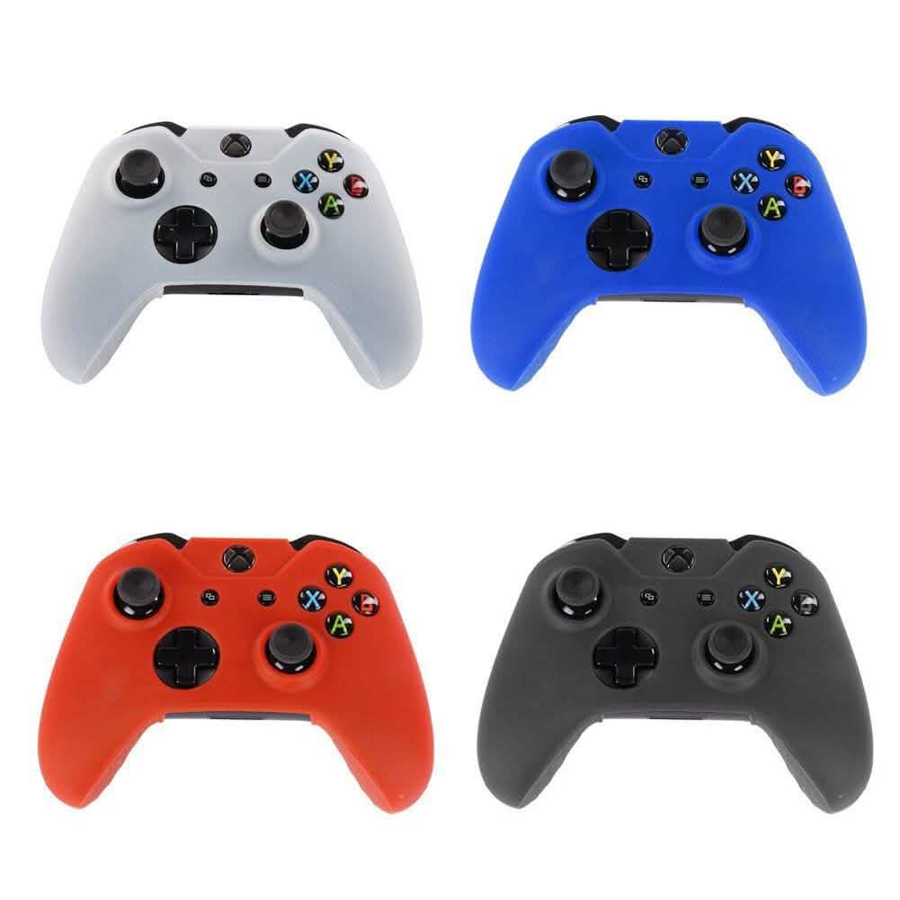 4-Pack: Xbox One Soft Silicone Gel Rubber Grip Protecting Cover