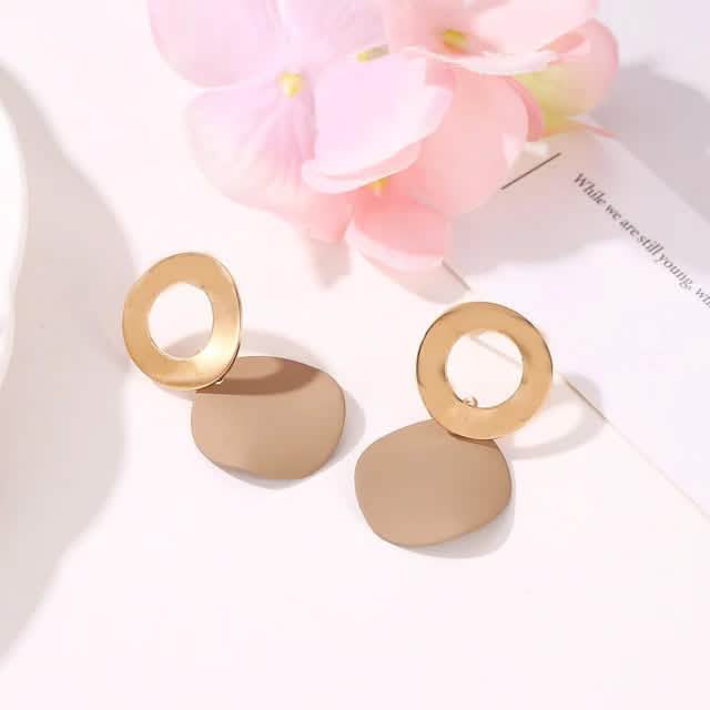 4-Pairs: Women's Holiday Chrome Geometric Ball Earrings