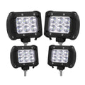 4-Piece: 4” 18W Dual Row LED Spot Light Pod