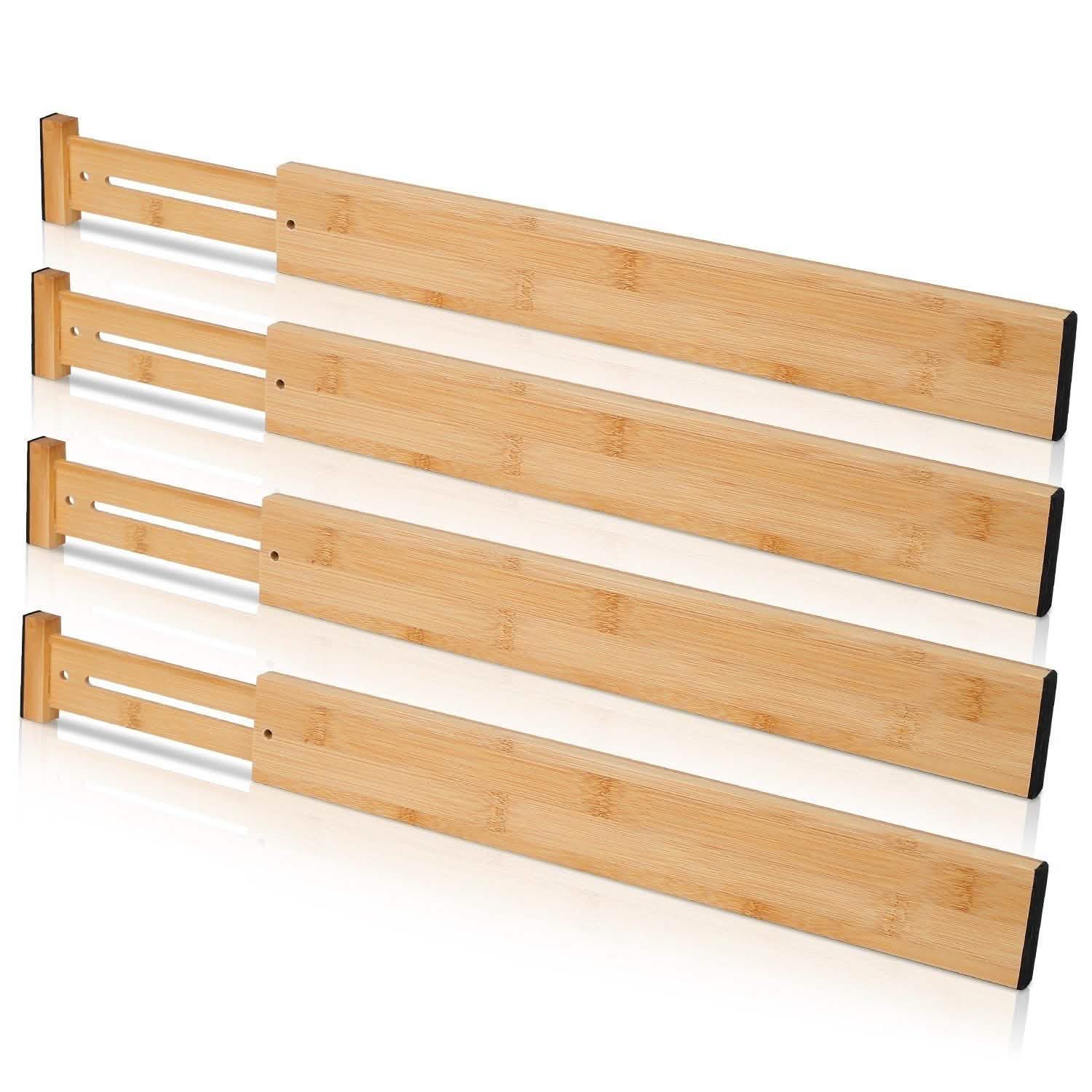 4-Piece: Adjustable Drawer Divider