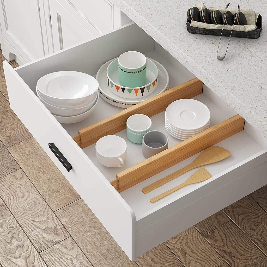4-Piece: Adjustable Drawer Divider