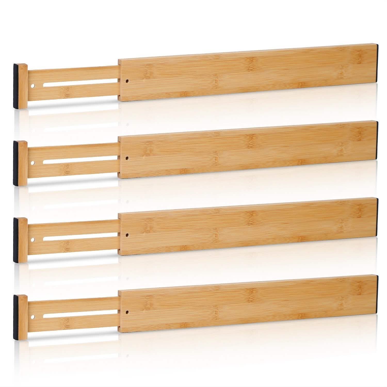 4-Piece: Adjustable Drawer Divider