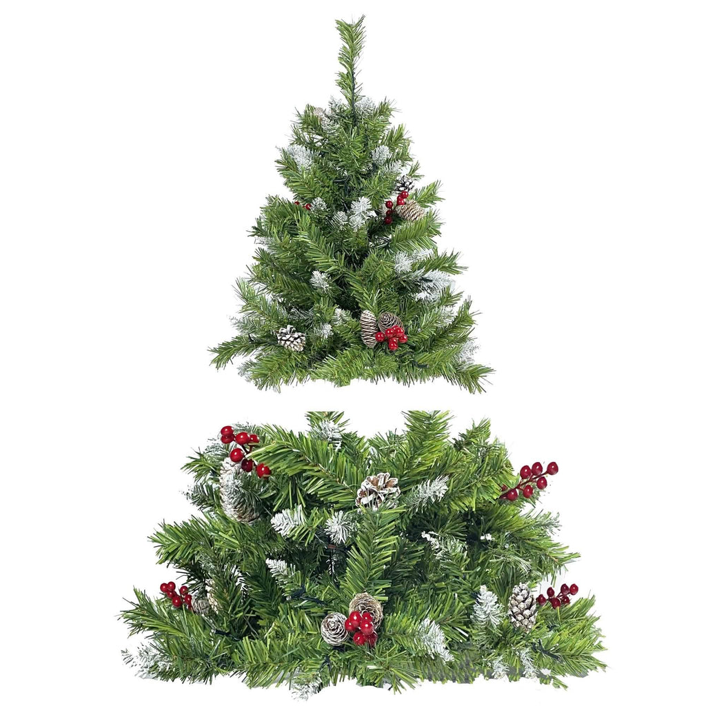 4-Piece: Artificial Christmas Tree Set