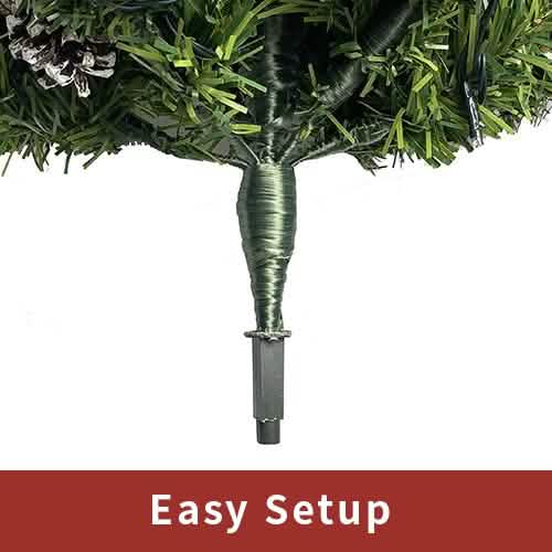 4-Piece: Artificial Christmas Tree Set
