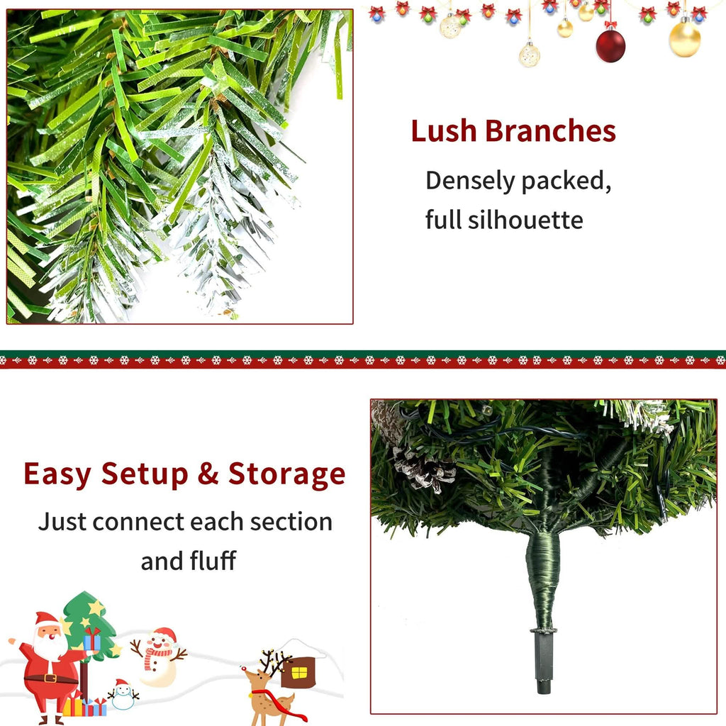 4-Piece: Artificial Christmas Tree Set