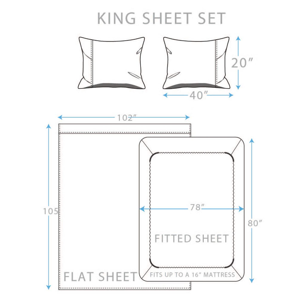 4-Piece: Brushed Cotton Percale Sheet Set