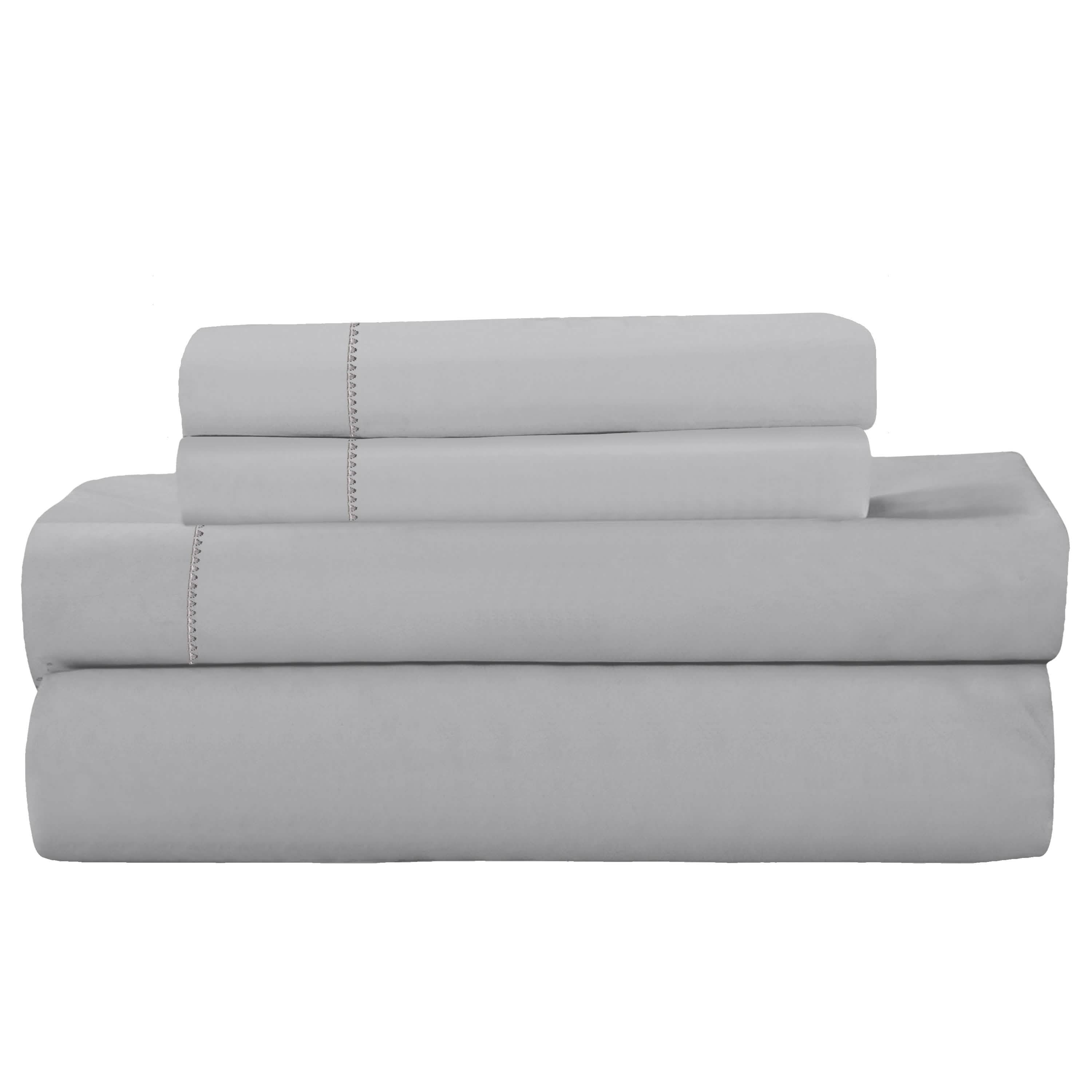 4-Piece: Brushed Cotton Percale Sheet Set