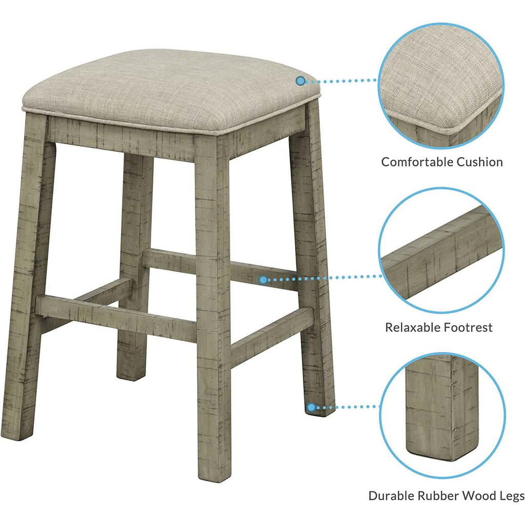 4-Piece: Counter Height Bar Table Set