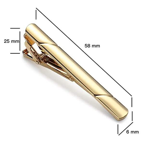 4-Piece: Men's Tie Clips