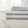4-Piece: Pinstriped Patterned Sheet Set