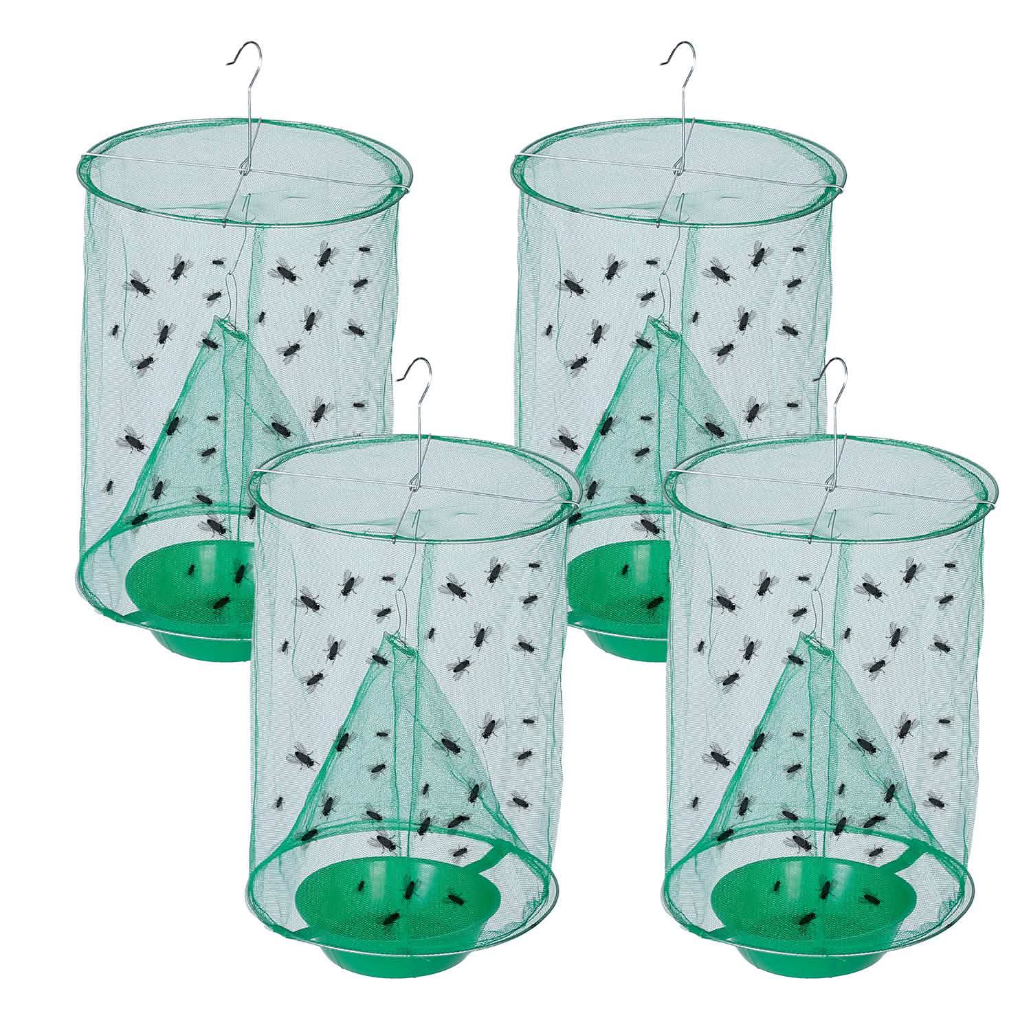4-Piece: Ranch Fly Trap with Bait Set