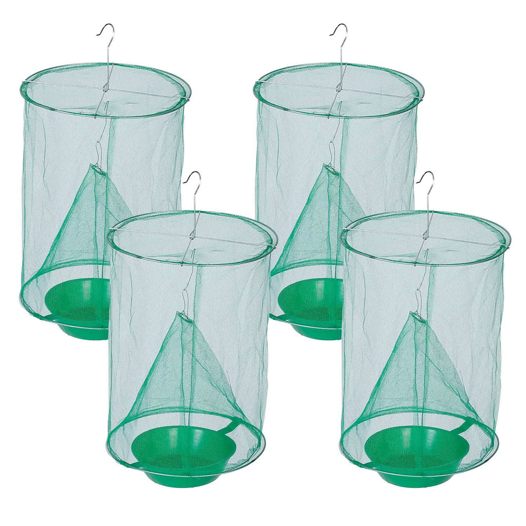 4-Piece: Ranch Fly Trap with Bait Set
