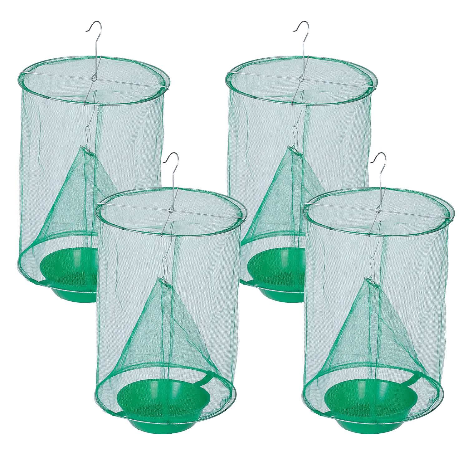 4-Piece: Ranch Fly Trap with Bait Set