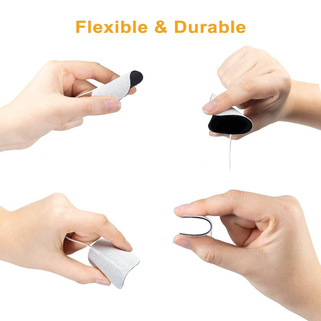 4-Piece: Reusable Self-Adhesive Replacement Electrode Pads