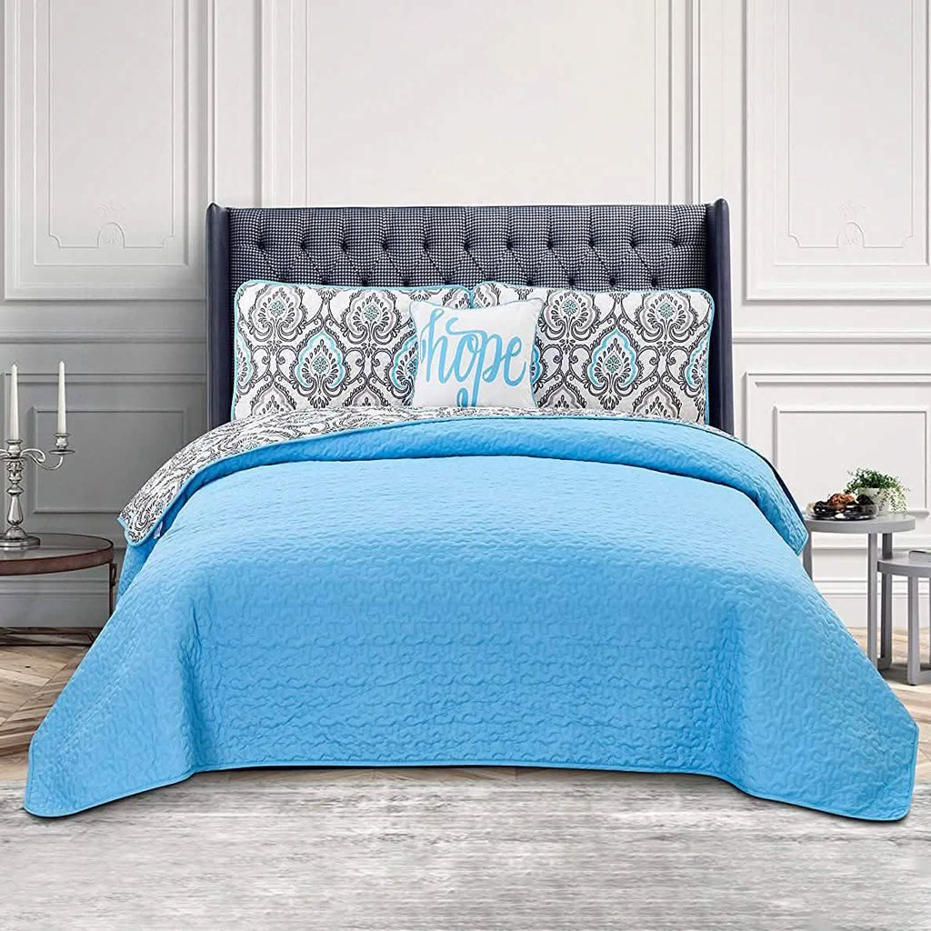 4-Piece: Reversible Quilt Set - Assorted Styles
