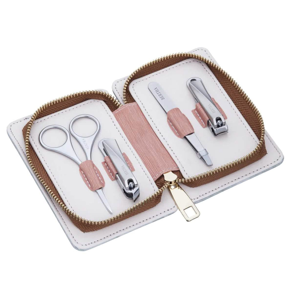4-Piece Set: Bertha Avery Surgical Steel Groom Kit