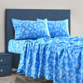 4-Piece Set: Floral Sheets Set Hypoallergenic Microfiber Ultra Soft Bed Sheets