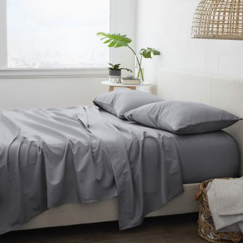 4-Piece Set: Made Supply Co. Solid Sheet