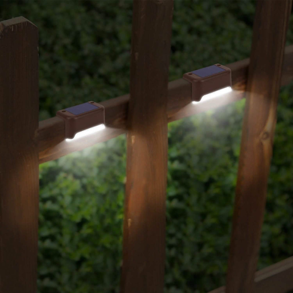 4-Piece: Solar Powered LED Step Lights