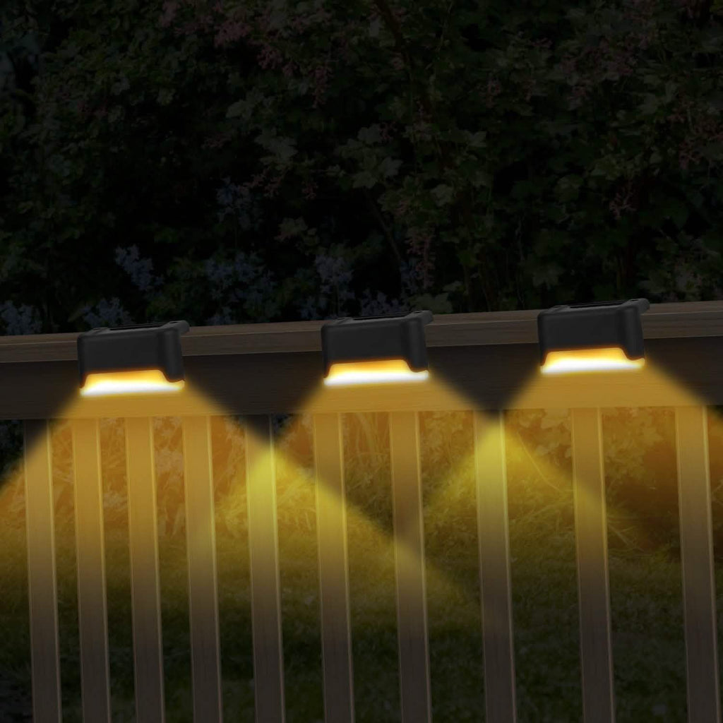 4-Piece: Solar Powered LED Step Lights