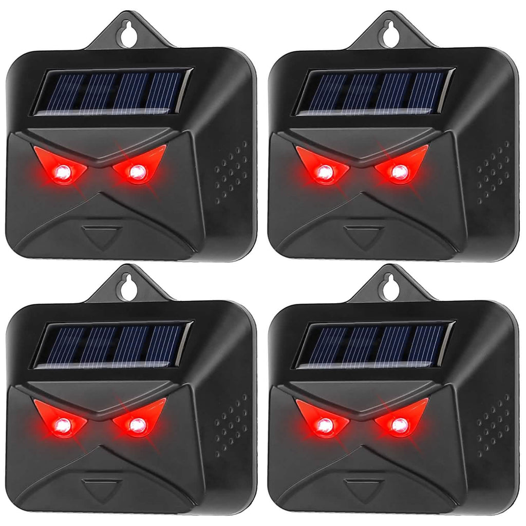 4-Piece: Solar Predator Control Light